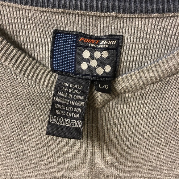 Point Zero Men’s Pullover Sweater - Picture 3 of 5